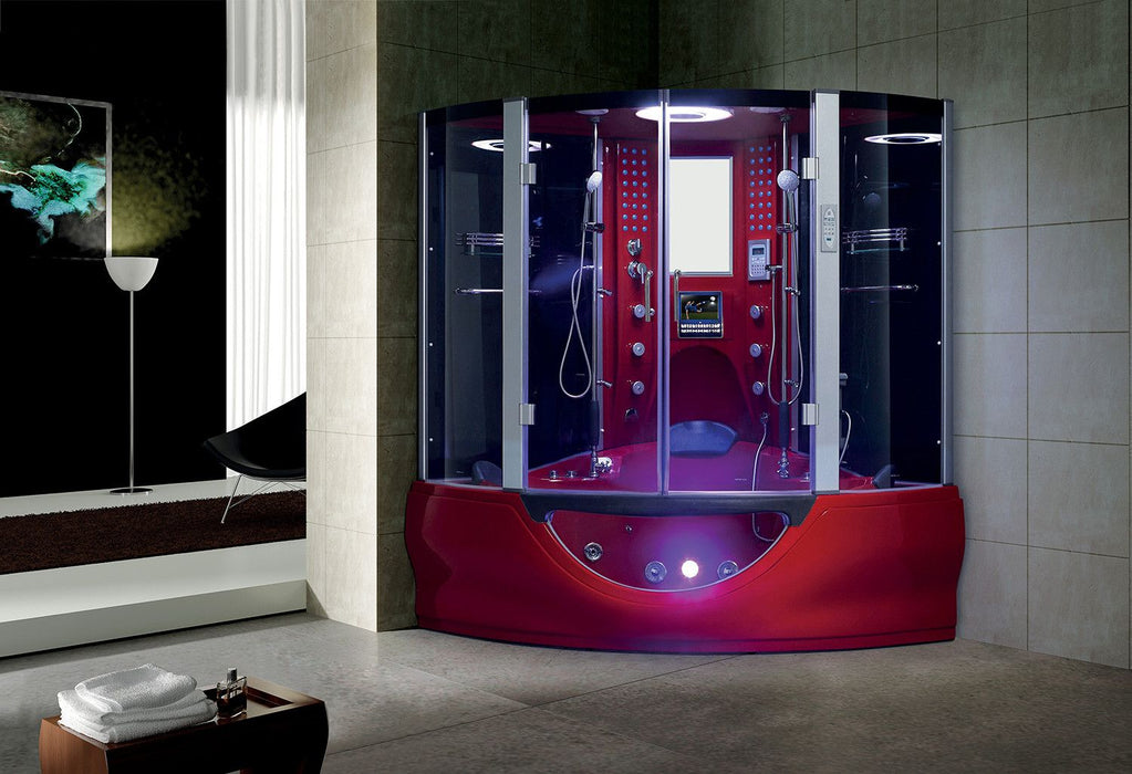 Maya Bath Valencia 2-Person Freestanding Steam Shower