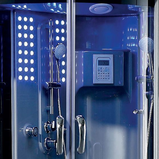 Maya Bath Platinum Siena 2-Person Freestanding Steam Shower (Right)