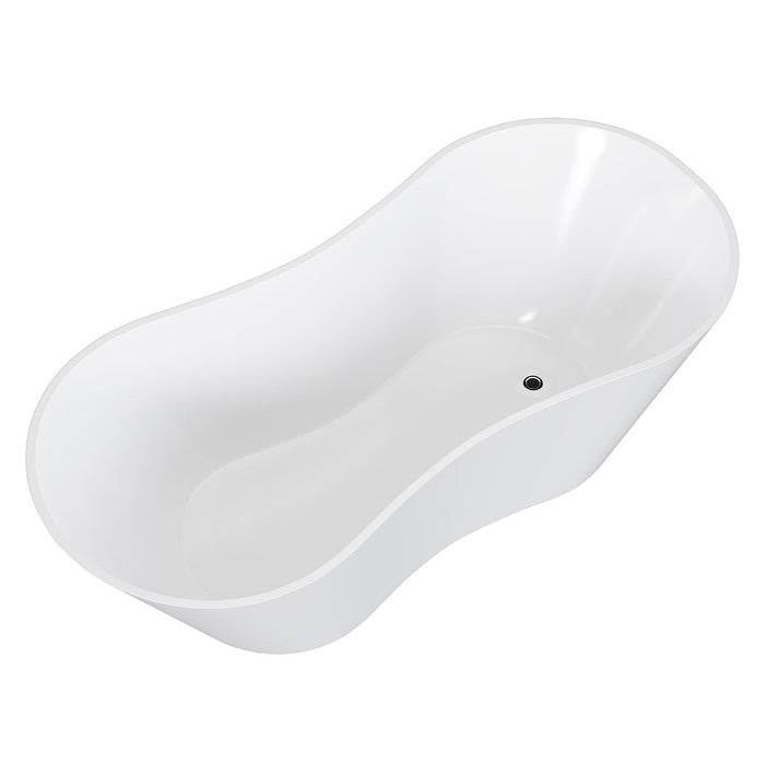 Eviva Smile Free Standing 67" Acrylic Bathtub